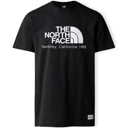 vaatteet Miehet T-paidat & Poolot The North Face Berkeley California T-Shirt - Black Musta