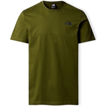 vaatteet Miehet T-paidat & Poolot The North Face Redbox Celebration T-Shirt - Forest Olive Vihreä