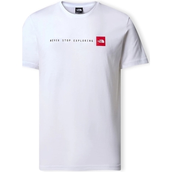 vaatteet Miehet T-paidat & Poolot The North Face T-Shirt Never Stop Exploring - White Valkoinen