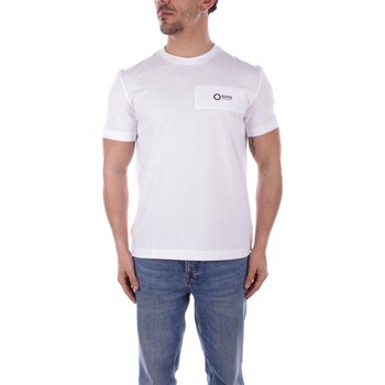 vaatteet Miehet Lyhythihainen t-paita Suns TSS41034U Valkoinen