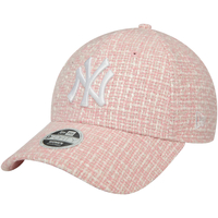 Asusteet / tarvikkeet Naiset Lippalakit New-Era Wmns Summer Tweed 9FORTY New York Yankees Cap Vaaleanpunainen