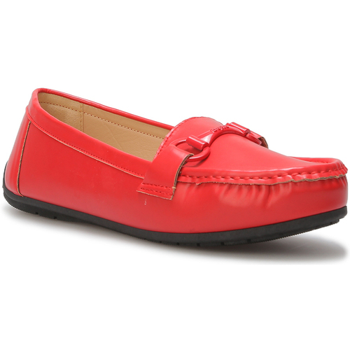 kengät Naiset Mokkasiinit La Modeuse 70054_P163379 Punainen