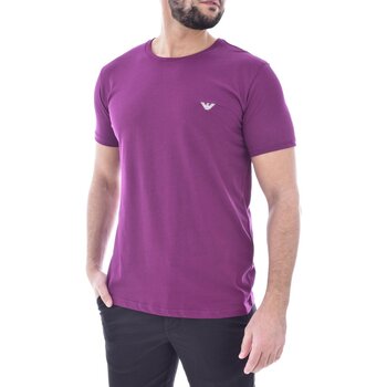 vaatteet Miehet Lyhythihainen t-paita Emporio Armani 211818 4R482 Violetti
