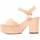 kengät Naiset Sandaalit ja avokkaat Leindia 89338 Vaaleanpunainen