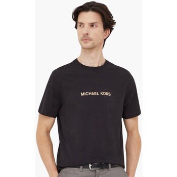 vaatteet Miehet Lyhythihainen t-paita MICHAEL Michael Kors CH351RIFV4 Musta