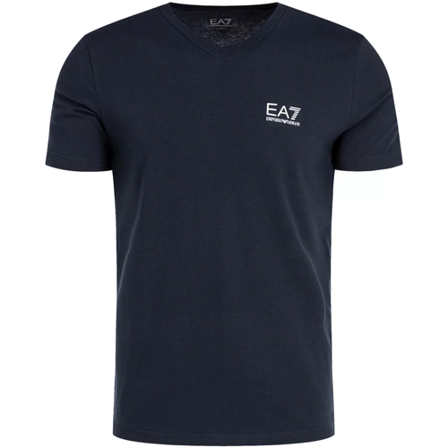 vaatteet Miehet Lyhythihainen t-paita Emporio Armani EA7 8NPT53 PJM5Z Sininen