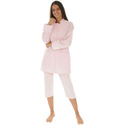vaatteet Naiset pyjamat / yöpaidat Christian Cane GINETTE Vaaleanpunainen