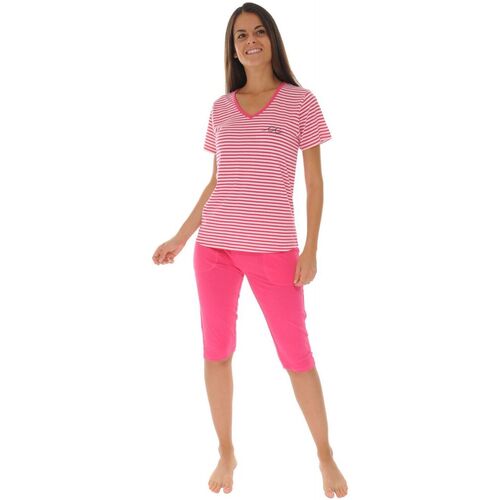 vaatteet Naiset pyjamat / yöpaidat Christian Cane GAURA Vaaleanpunainen