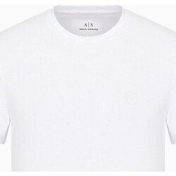 vaatteet Miehet Lyhythihainen t-paita EAX 8NZT84 Z8M9Z Valkoinen