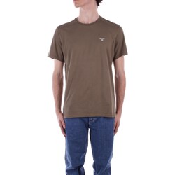 vaatteet Miehet Lyhythihainen t-paita Barbour MTS0670 Vihreä