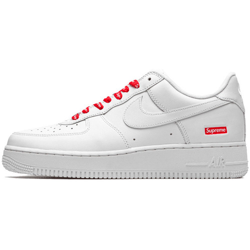 kengät Vaelluskengät Nike Air Force 1 Low Supreme White Valkoinen