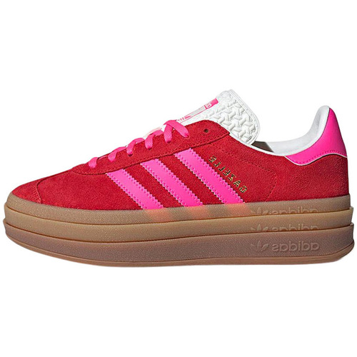 kengät Vaelluskengät adidas Originals Gazelle Bold Red Pink Punainen