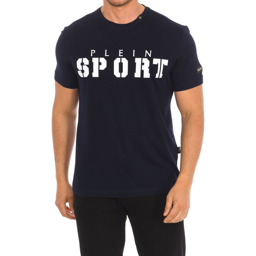 vaatteet Miehet Lyhythihainen t-paita Philipp Plein Sport TIPS400-85 Laivastonsininen