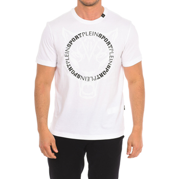 vaatteet Miehet Lyhythihainen t-paita Philipp Plein Sport TIPS402-01 Valkoinen