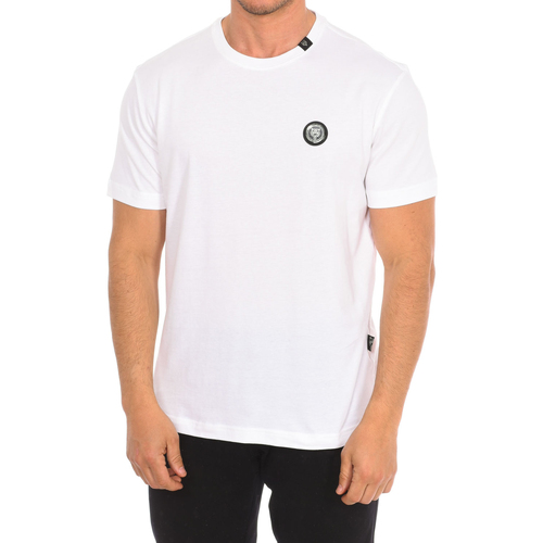 vaatteet Miehet Lyhythihainen t-paita Philipp Plein Sport TIPS404-01 Valkoinen