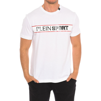 vaatteet Miehet Lyhythihainen t-paita Philipp Plein Sport TIPS405-01 Valkoinen