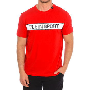 vaatteet Miehet Lyhythihainen t-paita Philipp Plein Sport TIPS405-52 Punainen