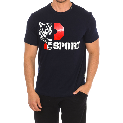 vaatteet Miehet Lyhythihainen t-paita Philipp Plein Sport TIPS410-85 Laivastonsininen