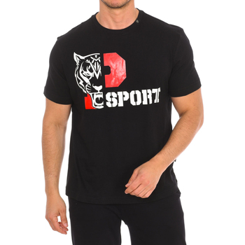vaatteet Miehet Lyhythihainen t-paita Philipp Plein Sport TIPS410-99 Musta