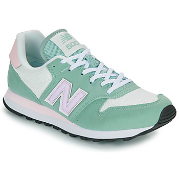 kengät Naiset Matalavartiset tennarit New Balance 500 Vihreä / Vaaleanpunainen