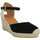 kengät Naiset Sandaalit ja avokkaat Kanna 22054 Velours Femme Noir Musta