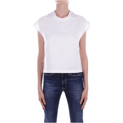 vaatteet Naiset Lyhythihainen t-paita K-Way K7123LW Valkoinen