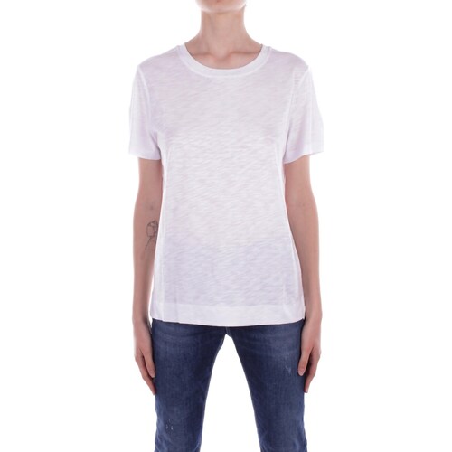 vaatteet Naiset Lyhythihainen t-paita Barbour LML0761 Valkoinen