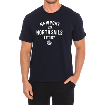 vaatteet Miehet Lyhythihainen t-paita North Sails 9024010-800 Laivastonsininen