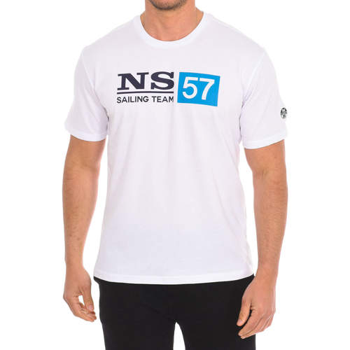 vaatteet Miehet Lyhythihainen t-paita North Sails 9024050-101 Valkoinen