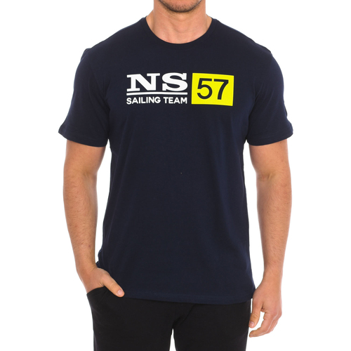 vaatteet Miehet Lyhythihainen t-paita North Sails 9024050-800 Laivastonsininen