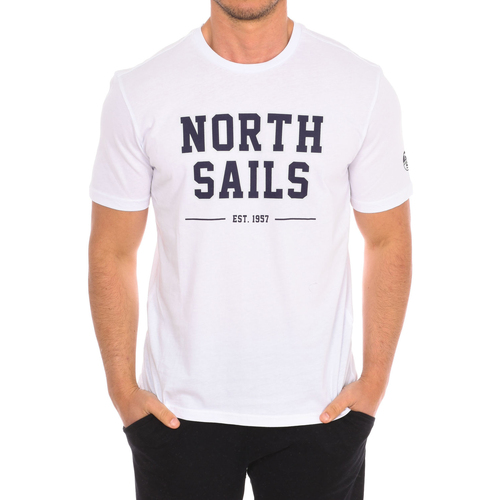 vaatteet Miehet Lyhythihainen t-paita North Sails 9024060-101 Valkoinen