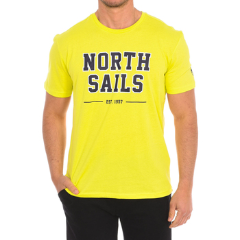 vaatteet Miehet Lyhythihainen t-paita North Sails 9024060-470 Keltainen
