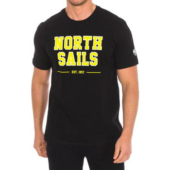 vaatteet Miehet Lyhythihainen t-paita North Sails 9024060-999 Musta