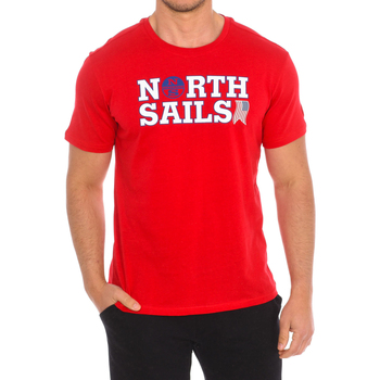 vaatteet Miehet Lyhythihainen t-paita North Sails 9024110-230 Punainen