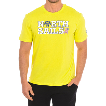 vaatteet Miehet Lyhythihainen t-paita North Sails 9024110-470 Keltainen