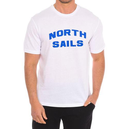 vaatteet Miehet Lyhythihainen t-paita North Sails 9024180-101 Valkoinen