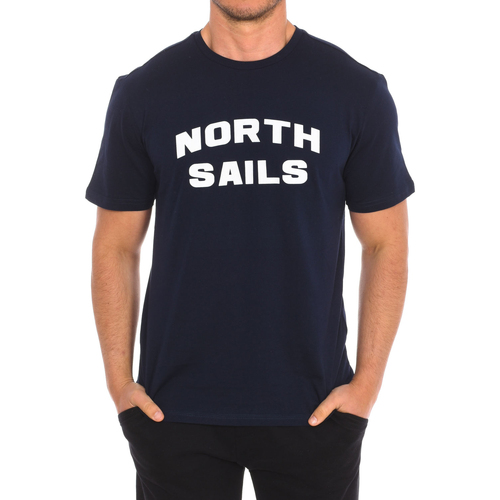 vaatteet Miehet Lyhythihainen t-paita North Sails 9024180-800 Laivastonsininen