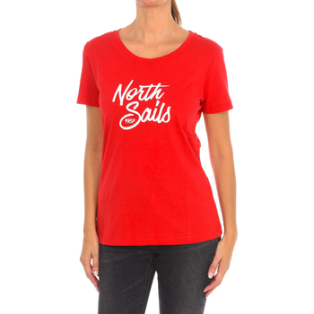 vaatteet Naiset Lyhythihainen t-paita North Sails 9024300-230 Punainen