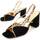 kengät Naiset Sandaalit ja avokkaat Leindia 88464 Musta