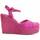 kengät Naiset Espadrillot Leindia 88510 Vaaleanpunainen