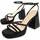 kengät Naiset Sandaalit ja avokkaat Leindia 88512 Musta