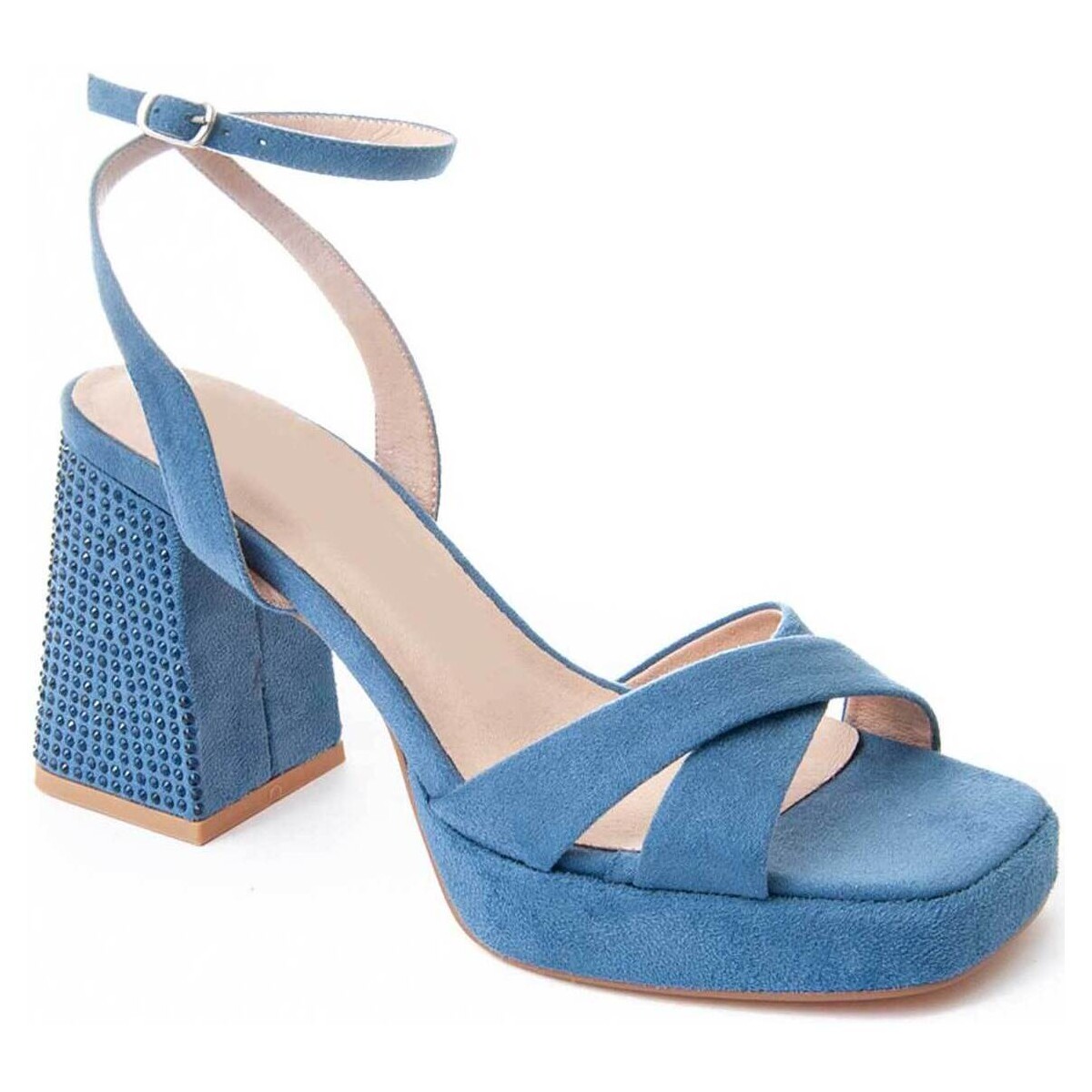 kengät Naiset Sandaalit ja avokkaat Leindia 88518 Sininen