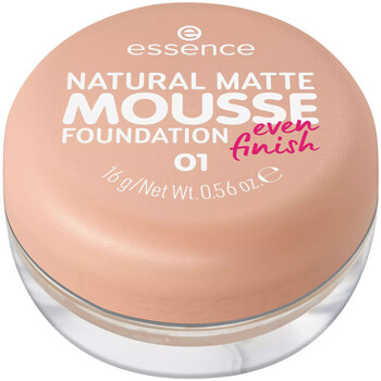 kauneus Naiset Meikinpohjustusvoiteet Essence Natural Matte Mousse Foundation - 01 Vaaleanpunainen