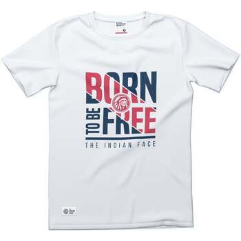 vaatteet Lyhythihainen t-paita The Indian Face Born to be Free Valkoinen