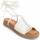 kengät Naiset Sandaalit ja avokkaat Leindia 89311 Valkoinen