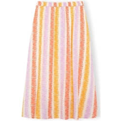 vaatteet Naiset Hame Compania Fantastica COMPAÑIA FANTÁSTICA Skirt 40104 - Stripes Monivärinen