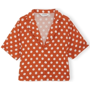 vaatteet Naiset Topit / Puserot Compania Fantastica COMPAÑIA FANTÁSTICA Shirt 12122 - Polka Dots Oranssi