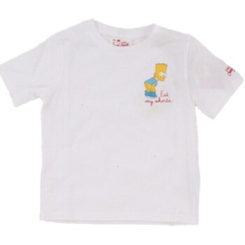 vaatteet Pojat Lyhythihainen t-paita Mc2 Saint Barth TSH0001 00602F Valkoinen