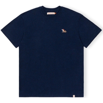 vaatteet Miehet T-paidat & Poolot Revolution T-Shirt Loose 1264 LAZ - Navy Sininen