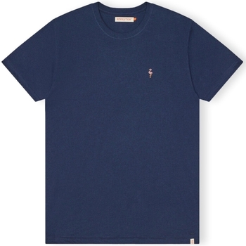 vaatteet Miehet T-paidat & Poolot Revolution T-Shirt Regular 1364 FLA - Navy Mel Sininen